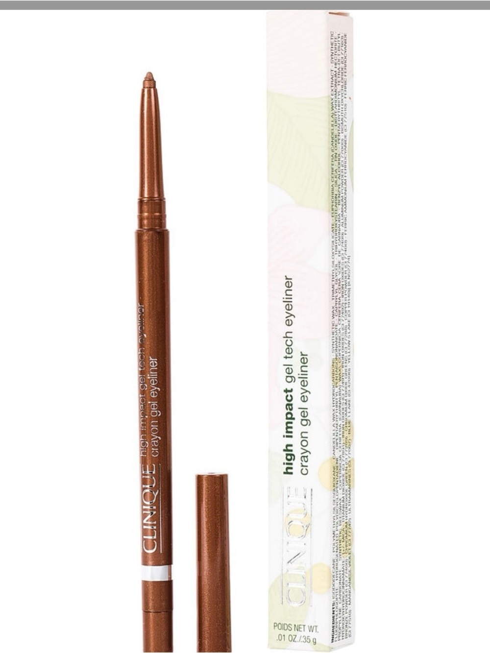 NWT! Clinique High Impact Gel Tech Eyeliner in Bronze Glow. New in Box-Full Size